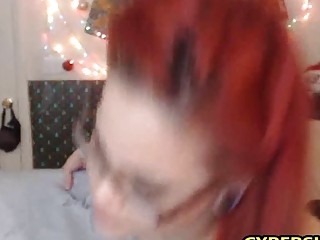 Redhead Babe Masturbating With You