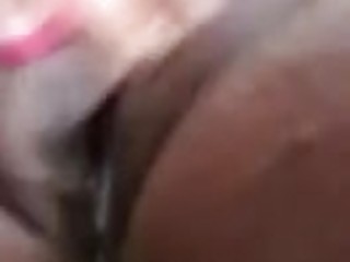 Black Moldavian pussy gets creamy 