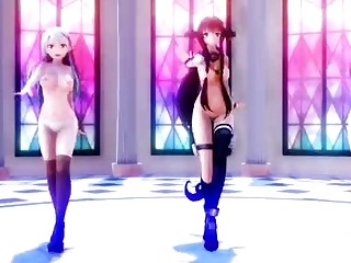 Naked 3D sluts are dancing for you 