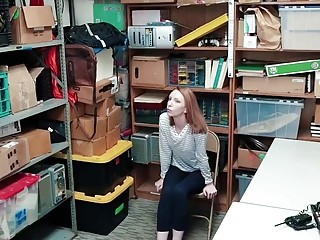 ShopLyfter  Ginger Teen Gets Arrested and Fucked