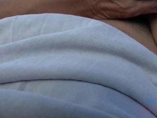 Amateur Kate Bloom sucks and fucks outside and swims naked